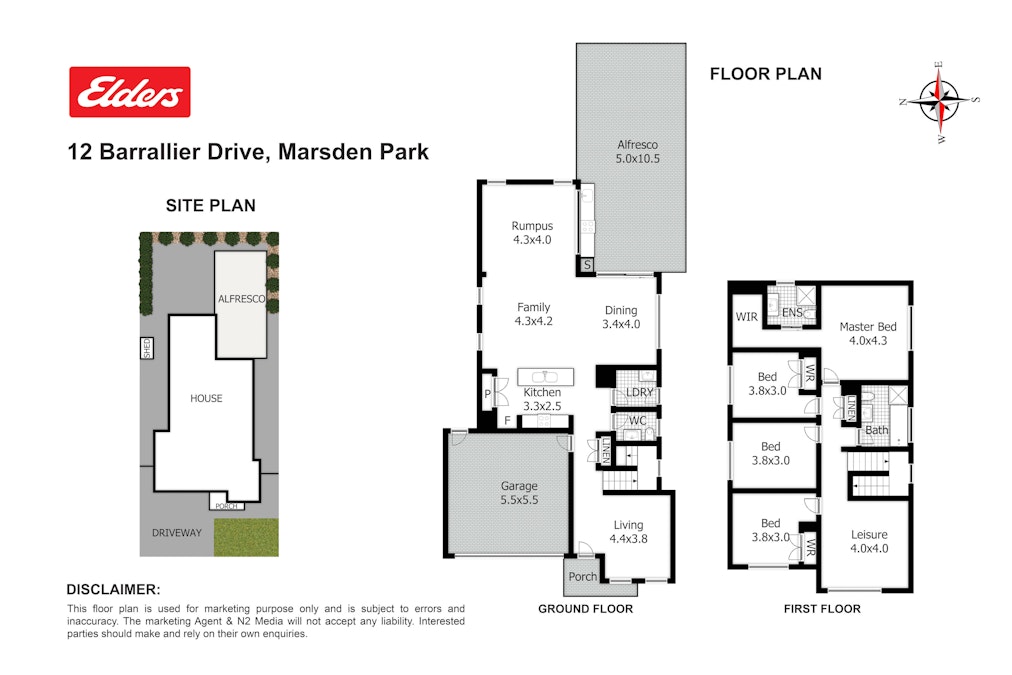 12 Barrallier Drive, Marsden Park, NSW, 2765 - Floorplan 1