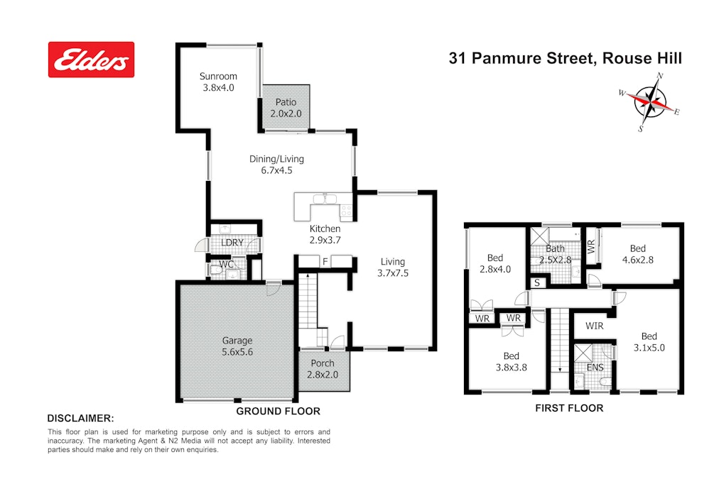 31  Panmure Street, Rouse Hill, NSW, 2155 - Floorplan 1