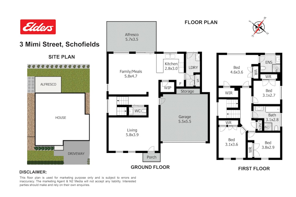 3 Mimi Street, Schofields, NSW, 2762 - Floorplan 1