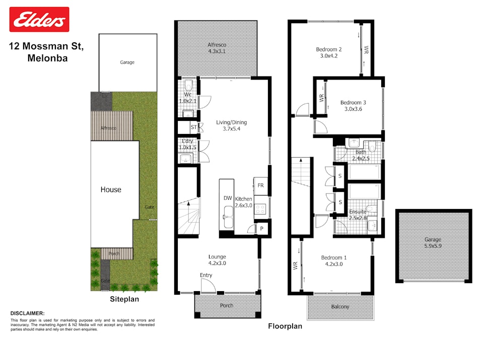 12 Mossman Street, Marsden Park, NSW, 2765 - Floorplan 1