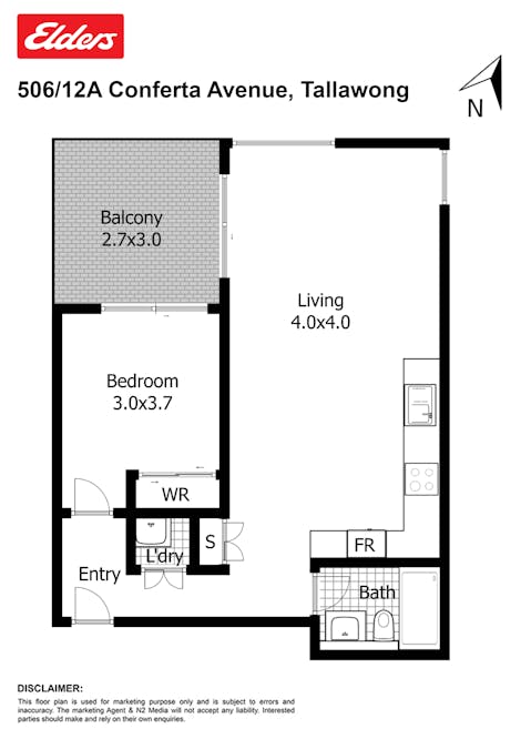 506/12A Conferta Avenue, Tallawong, NSW, 2762 - Floorplan 1