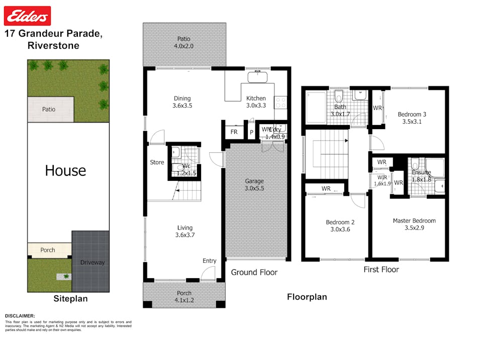 17 Grandeur Parade, Riverstone, NSW, 2765 - Floorplan 1