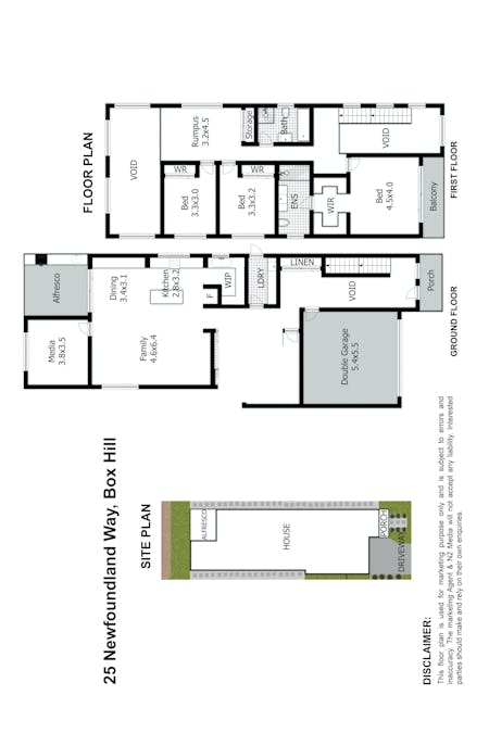 25 Newfoundland Way, Box Hill, NSW, 2765 - Floorplan 1