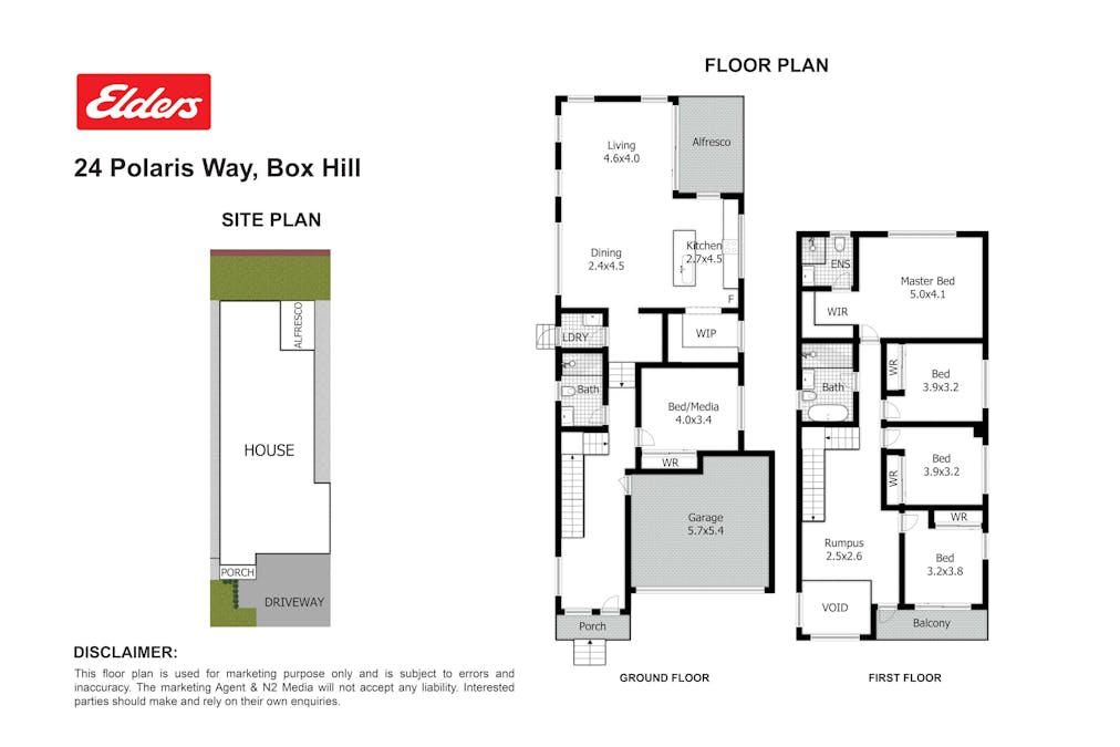24 Polaris Way, Box Hill, NSW, 2765 - Floorplan 1
