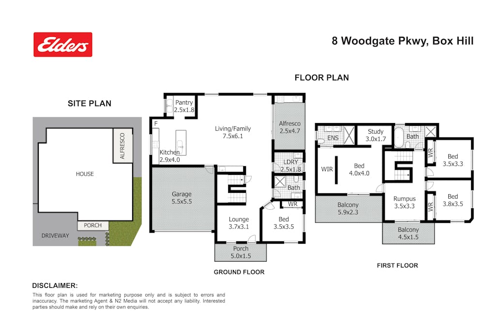 8 Woodgate Parkway, Box Hill, NSW, 2765 - Floorplan 1