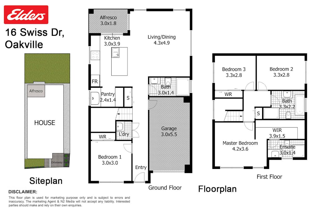 16 Swiss Drive, Oakville, NSW, 2765 - Floorplan 1