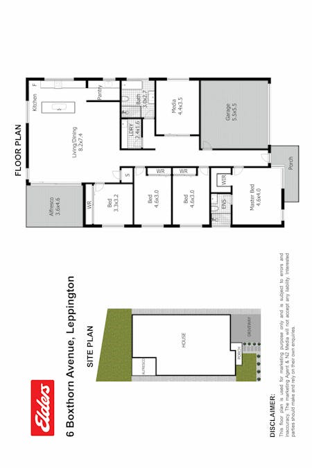 6 Bextor Avenue, Leppington, NSW, 2179 - Floorplan 1