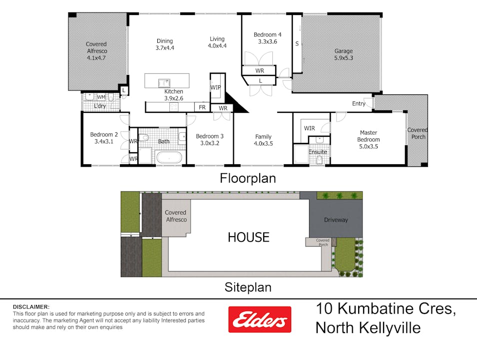 10 Kumbatine Crescent, North Kellyville, NSW, 2155 - Floorplan 1