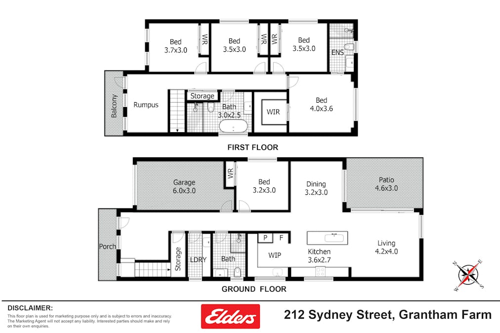 212 Sydney Street, Grantham Farm, NSW, 2765 - Floorplan 1