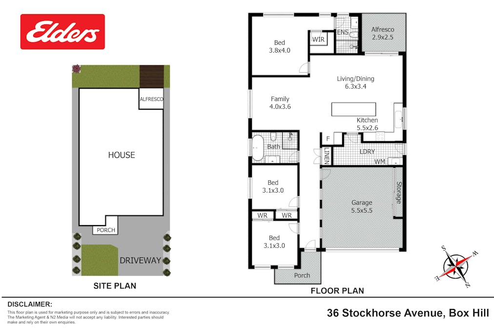 36 Stockhorse Avenue, Box Hill, NSW, 2765 - Floorplan 1