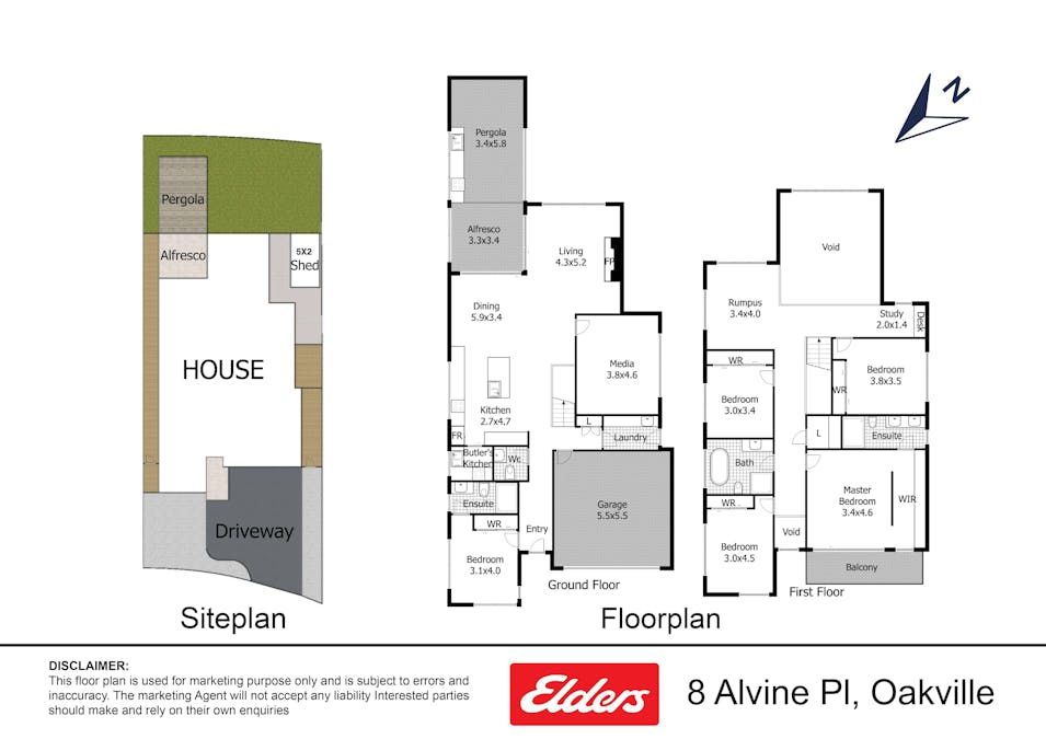 8 Alvine Place, Oakville, NSW, 2765 - Floorplan 1