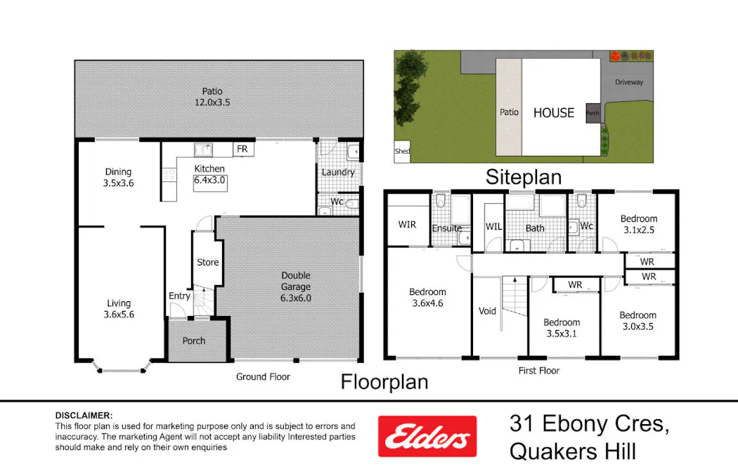 31 Ebony Crescent, Quakers Hill, NSW, 2763 - Floorplan 1