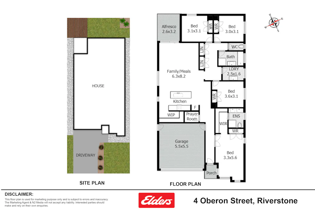 4 Oberon Street, Riverstone, NSW, 2765 - Floorplan 1
