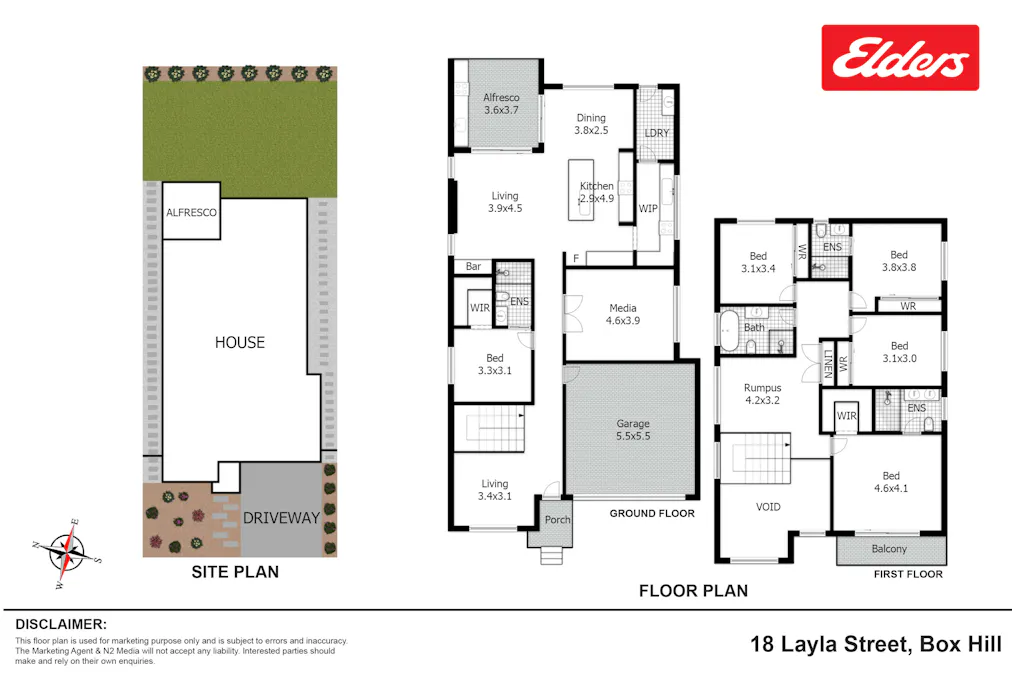 18 Layla Street, Box Hill, NSW, 2765 - Floorplan 1