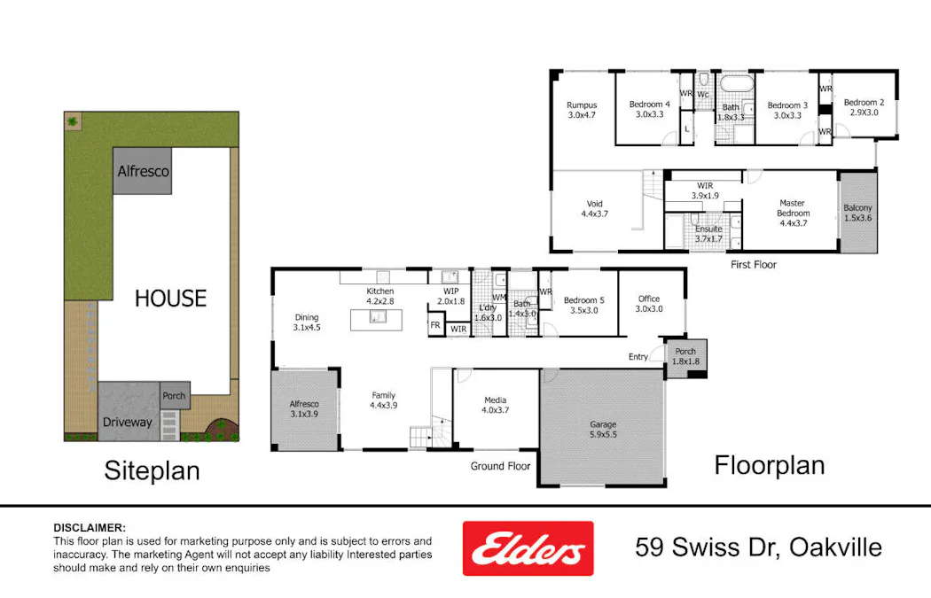 59 Swiss ( Oakville) Drive, Box Hill, NSW, 2765 - Floorplan 1