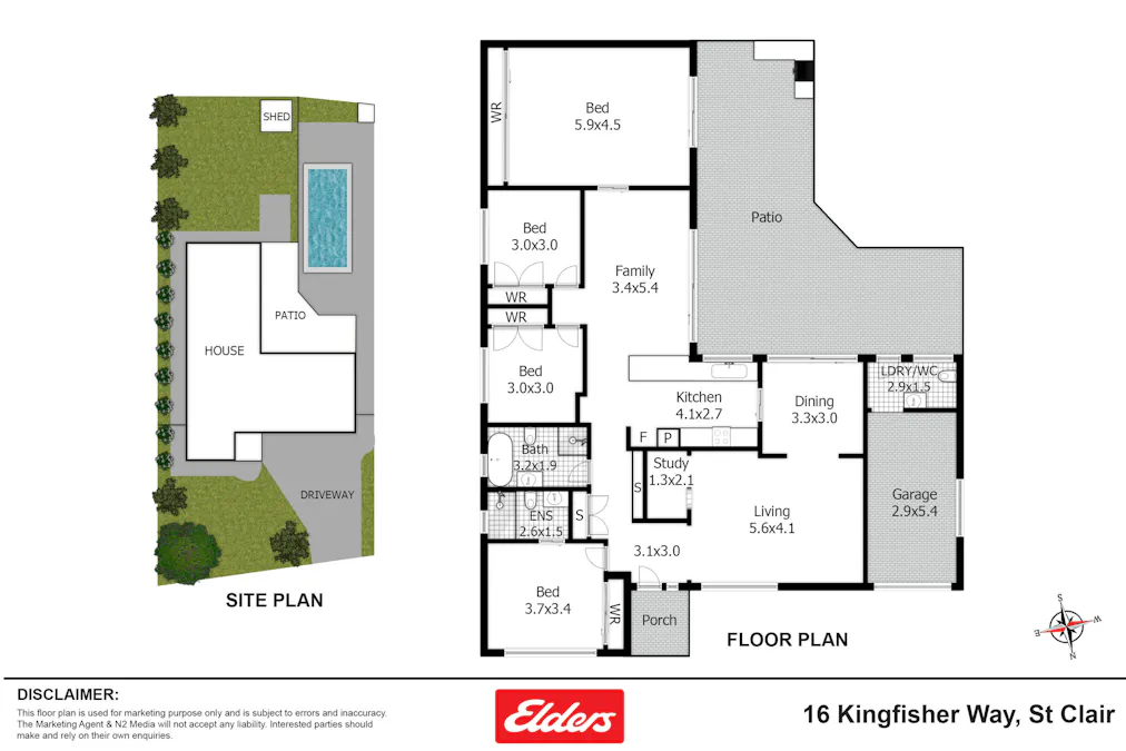 16 Kingfisher Way, St Clair, NSW, 2759 - Floorplan 1