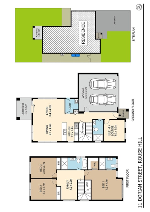 11 Dorian Street, Rouse Hill, NSW, 2155 - Floorplan 1