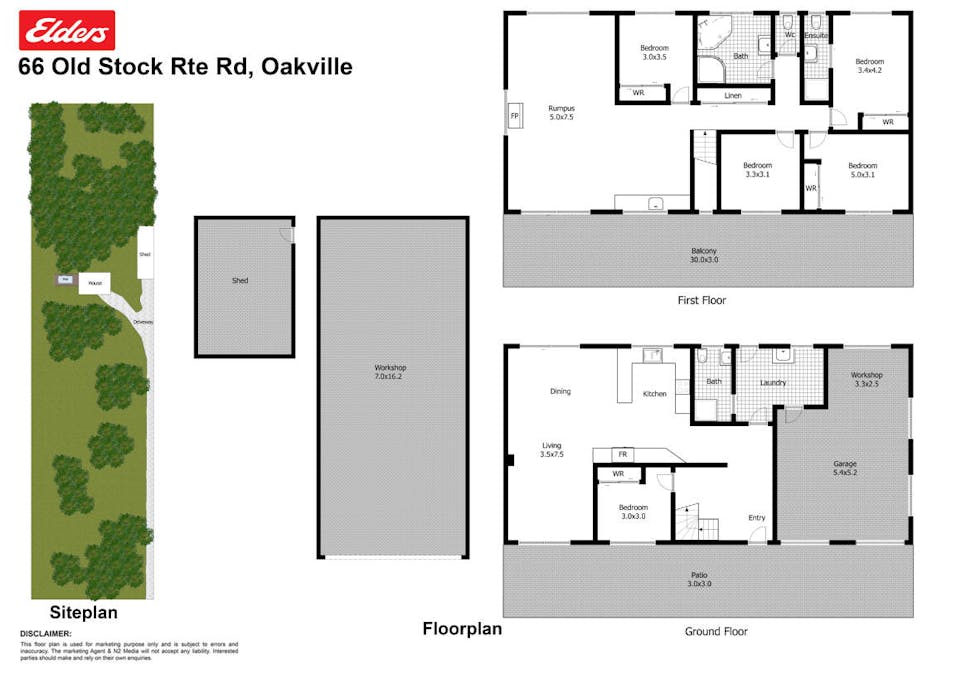 66 Old Stock Route Road, Oakville, NSW, 2765 - Floorplan 1