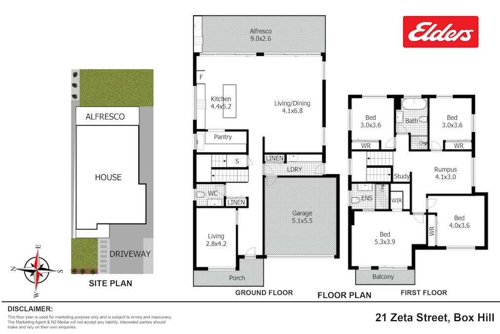 21 Zeta Street, Box Hill, NSW, 2765 - Floorplan 1