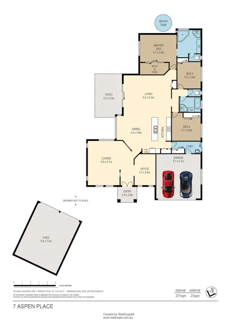 7 Aspen Place, Redland Bay, QLD, 4165 - Floorplan 1