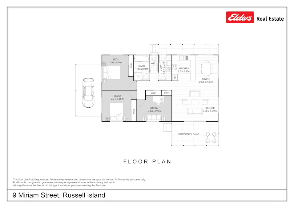9 Miriam Street, Russell Island, QLD, 4184 - Floorplan 1