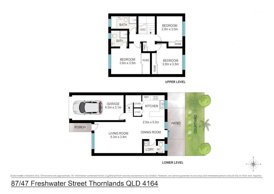 87/47 Freshwater Street, Thornlands, QLD, 4164 - Floorplan 1