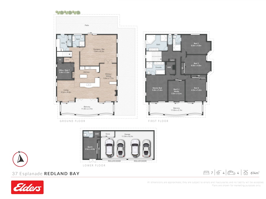 37 Esplanade , Redland Bay, QLD, 4165 - Floorplan 1