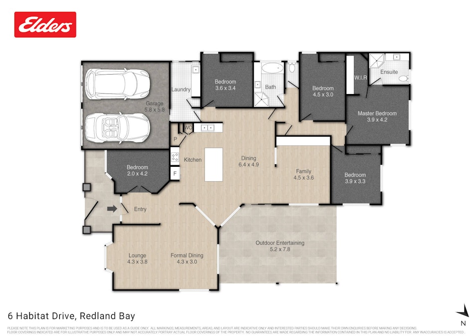 6 Habitat Drive, Redland Bay, QLD, 4165 - Floorplan 1