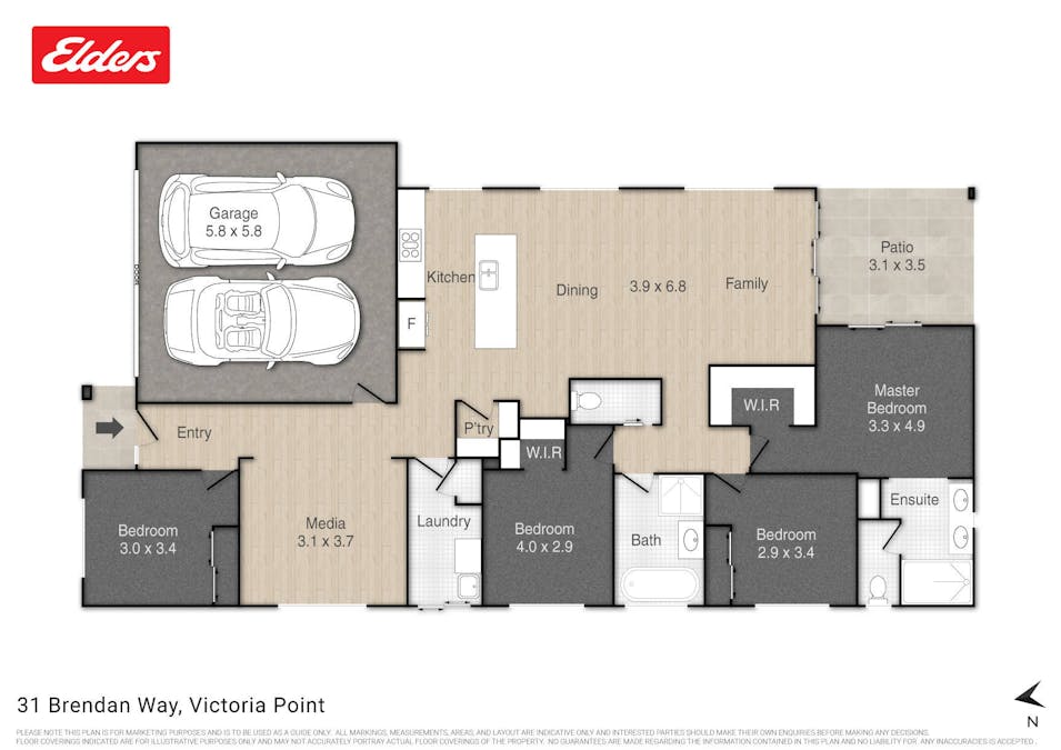 31 Brendan Way , Victoria Point, QLD, 4165 - Floorplan 1