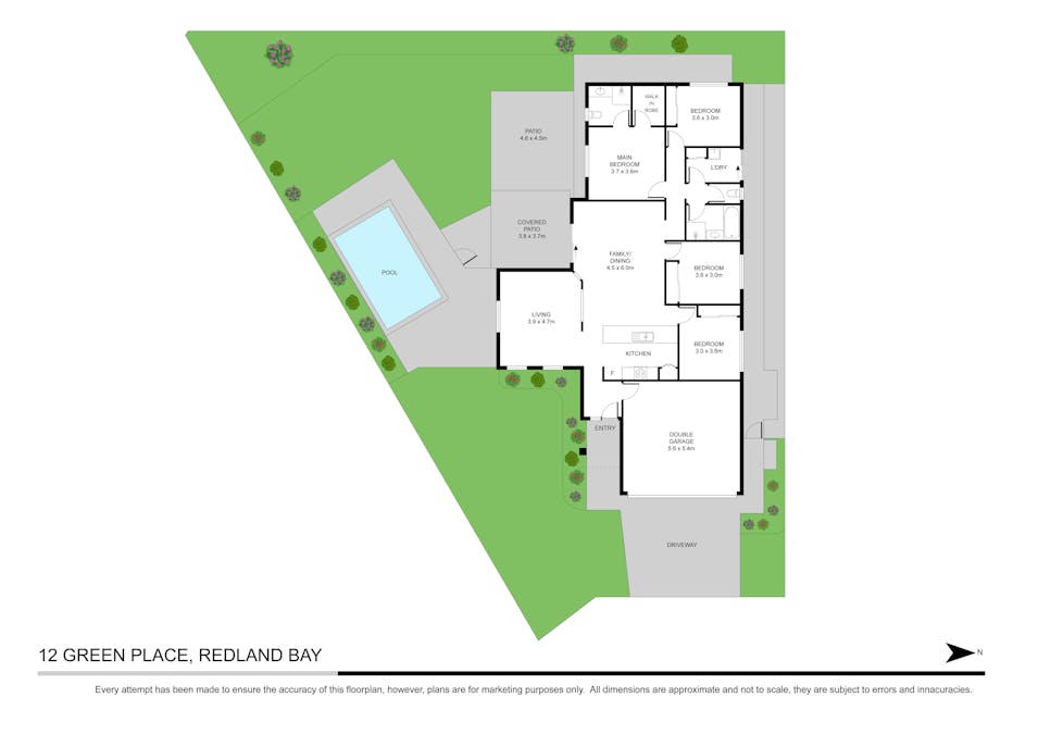 12 Green Place, Redland Bay, QLD, 4165 - Floorplan 1