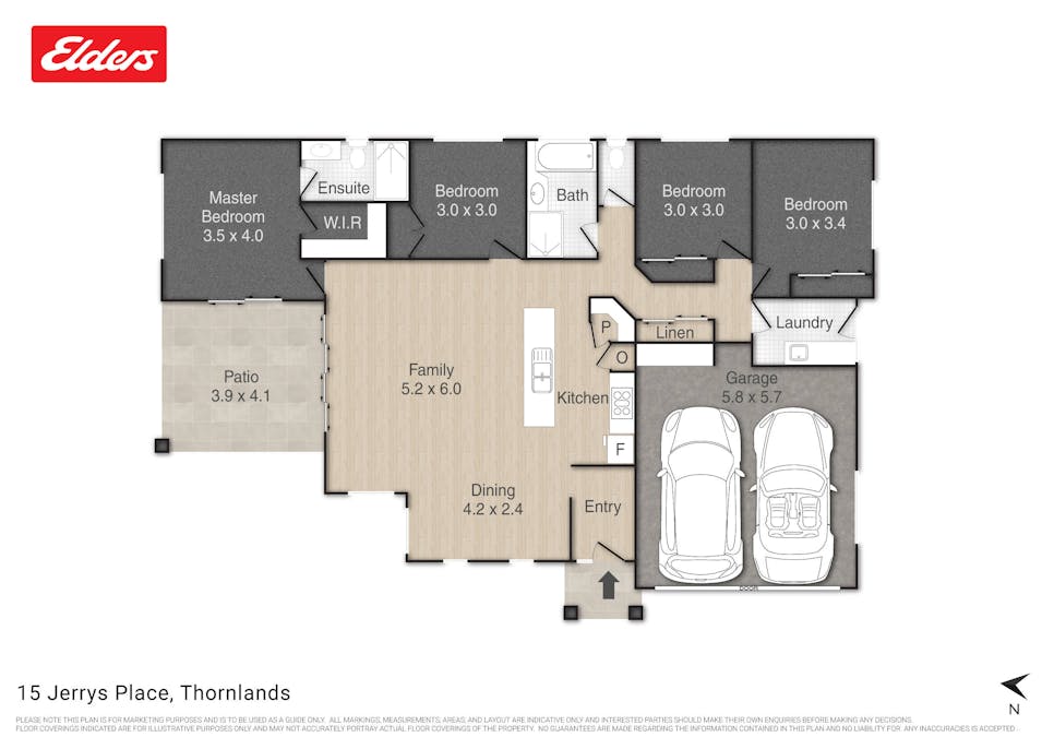 15 Jerrys Place, Thornlands, QLD, 4164 - Floorplan 1