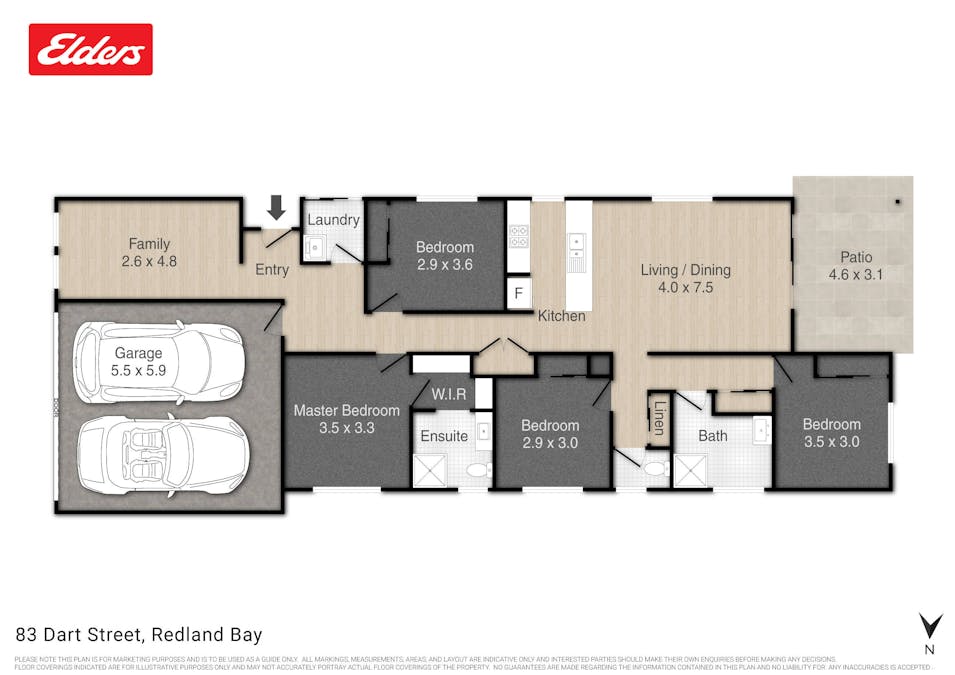 83 Dart Street, Redland Bay, QLD, 4165 - Floorplan 1