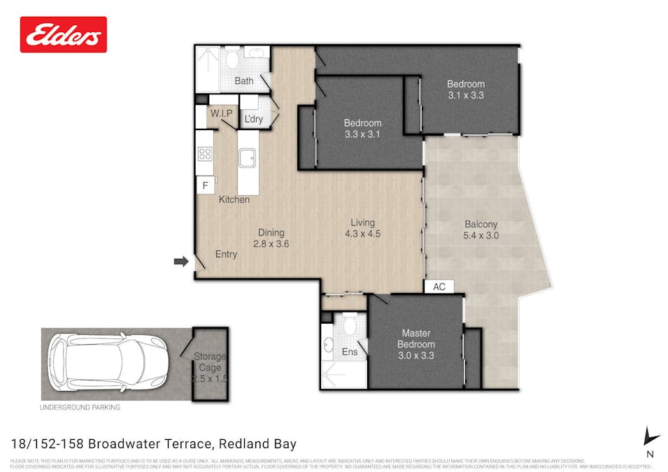 18/152 Broadwater Terrace, Redland Bay, QLD, 4165 - Floorplan 1