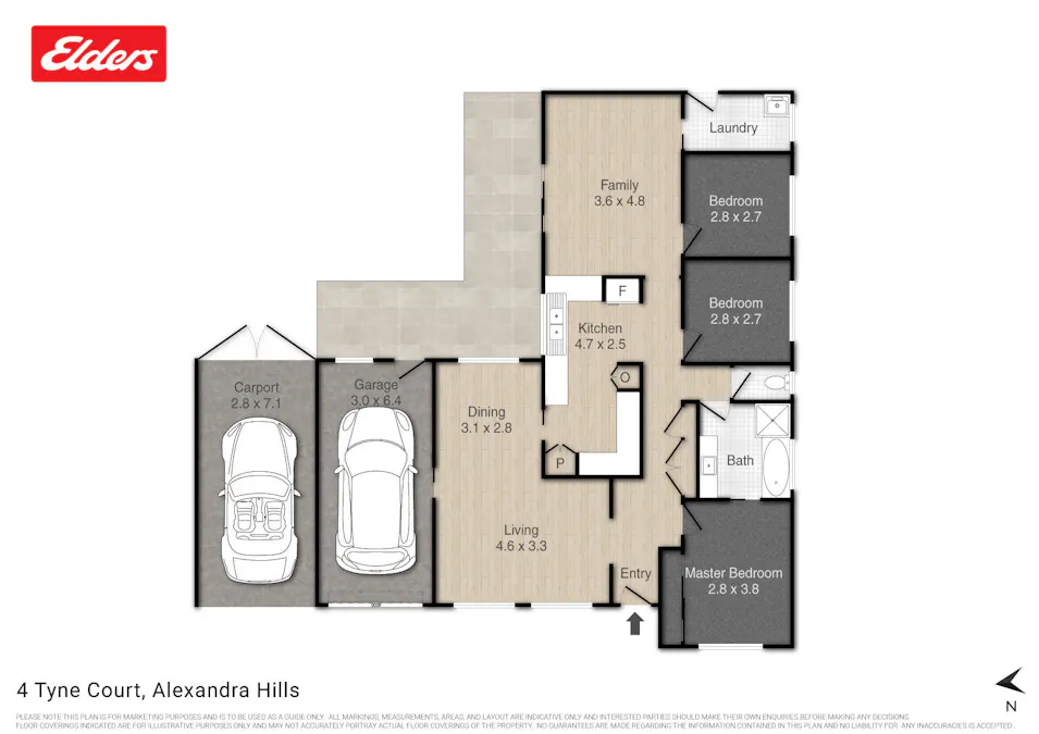 4 Tyne Court, Alexandra Hills, QLD, 4161 - Floorplan 1