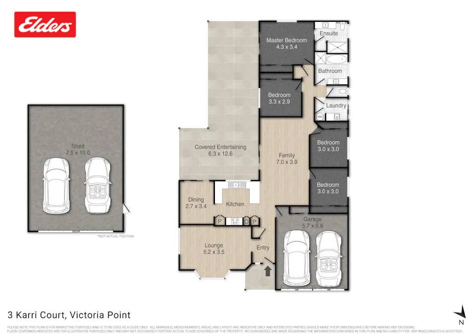 3 Karri Court, Victoria Point, QLD, 4165 - Floorplan 1