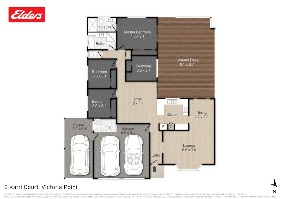 2  Karri Court, Victoria Point, QLD, 4165 - Floorplan 1