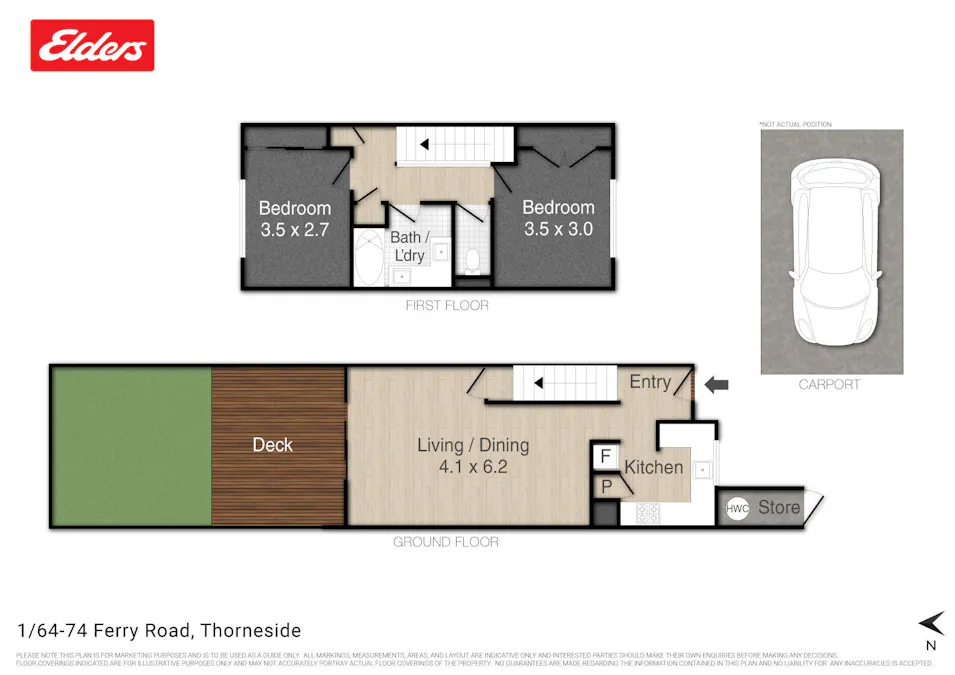 1/64-74 Ferry Road, Thorneside, QLD, 4158 - Floorplan 1