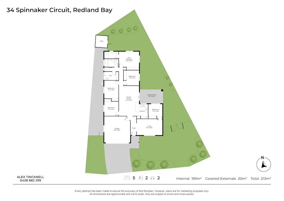 34 Spinnaker Circuit, Redland Bay, QLD, 4165 - Floorplan 1