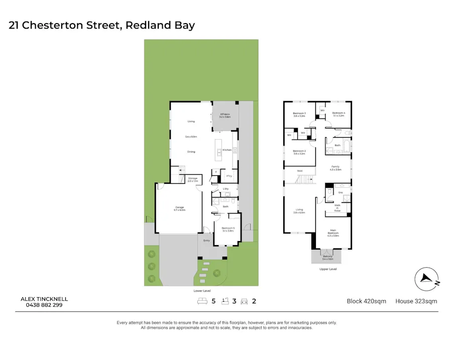 21 Chesterton Street, Redland Bay, QLD, 4165 - Floorplan 1