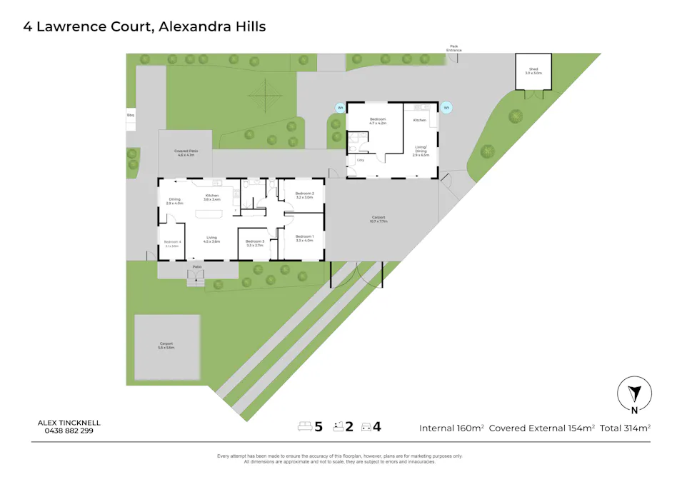4 Lawrence Court, Alexandra Hills, QLD, 4161 - Floorplan 1