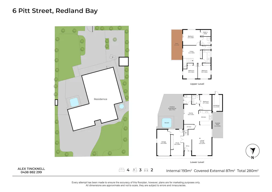 6 Pitt Street, Redland Bay, QLD, 4165 - Floorplan 1