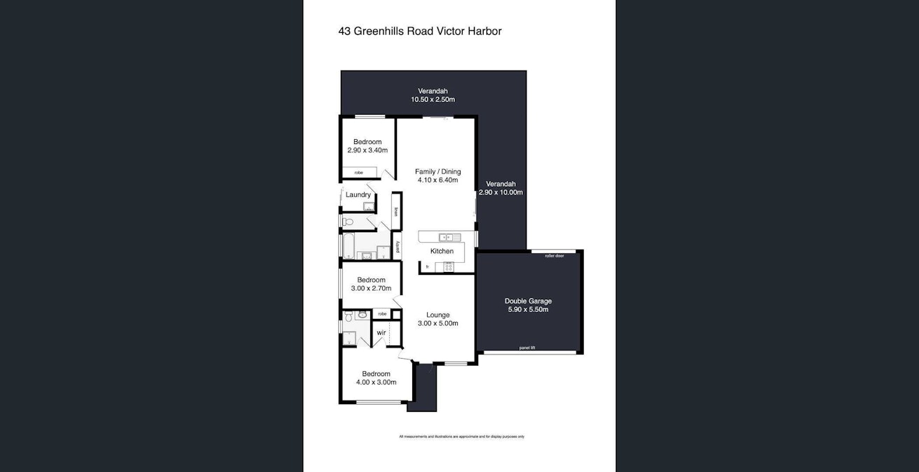 43 Greenhills Road, Victor Harbor, SA, 5211 - Floorplan 1