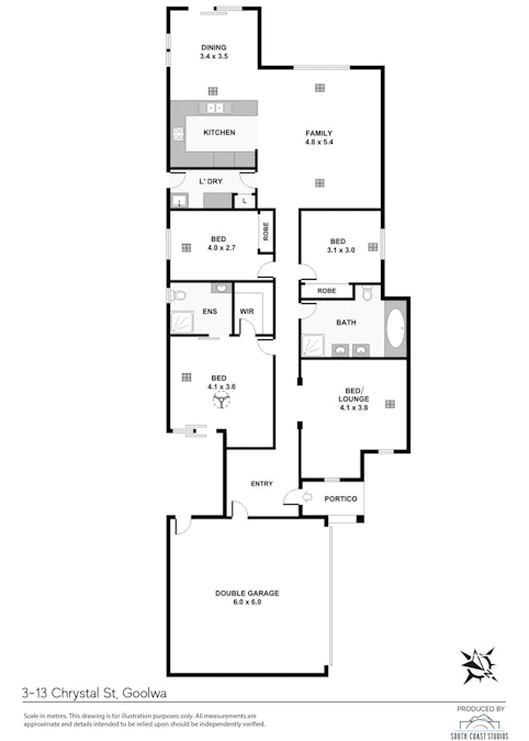 3/13 Chrystal Street, Goolwa, SA, 5214 - Floorplan 1