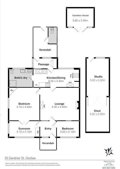 25 Gardiner Street, Goolwa, SA, 5214 - Floorplan 1