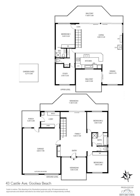 43 Castle Avenue, Goolwa Beach, SA, 5214 - Floorplan 1