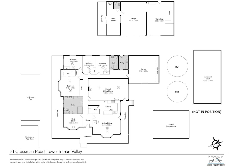 31 Crossman Road, Lower Inman Valley, SA, 5211 - Floorplan 1