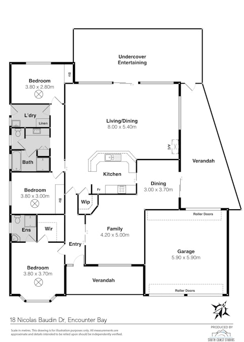 18 Nicolas Baudin Drive, Encounter Bay, SA, 5211 - Floorplan 1