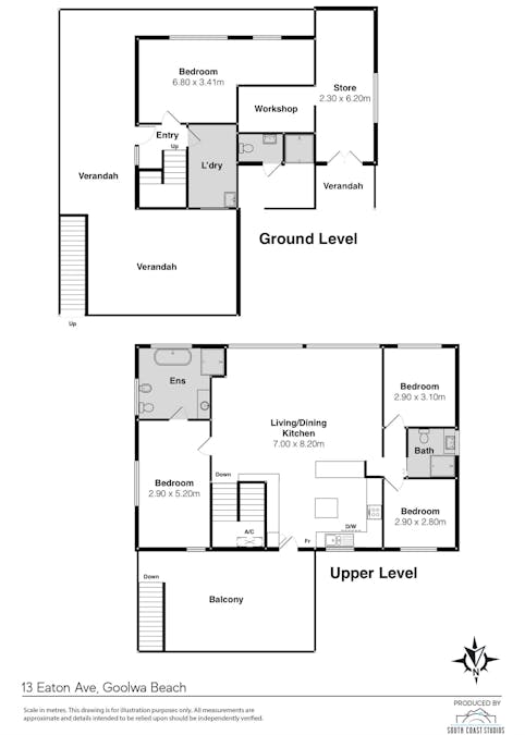 13 Eaton Avenue, Goolwa Beach, SA, 5214 - Floorplan 1