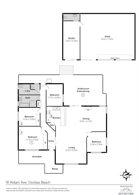 18 Aldam Avenue, Goolwa Beach, SA, 5214 - Floorplan 1