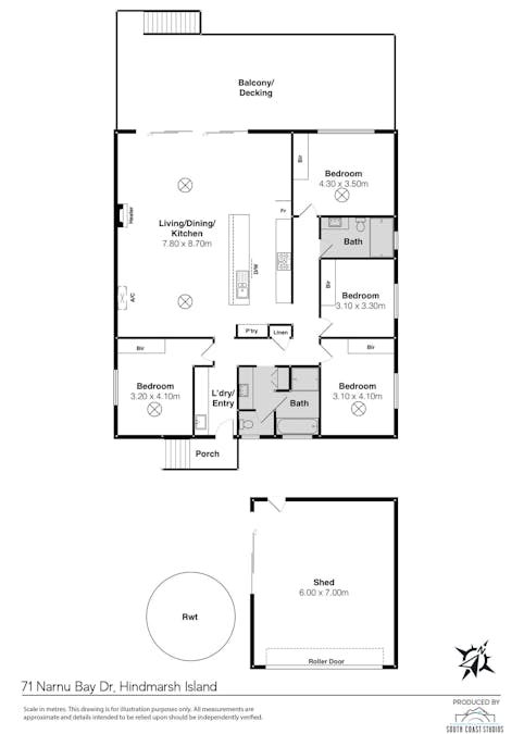 71 Narnu Bay Drive, Hindmarsh Island, SA, 5214 - Floorplan 1